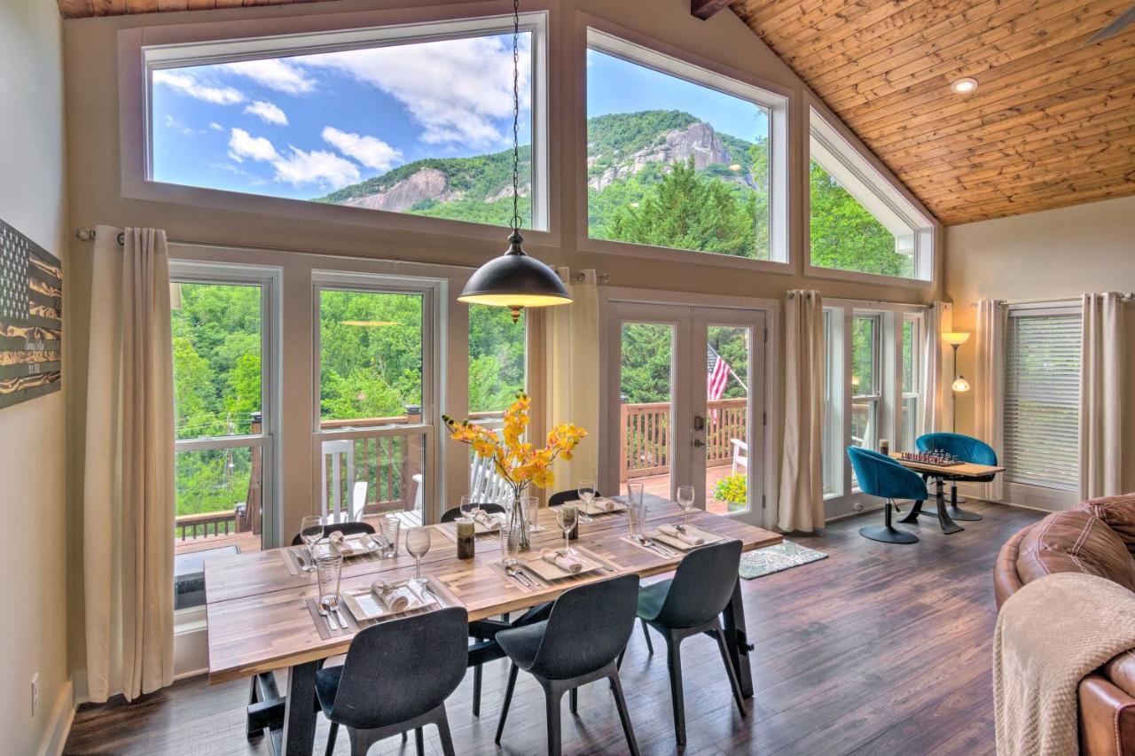 Unique Chimney Rock Cottage With Breathtaking Views Lake Lure Eksteriør billede