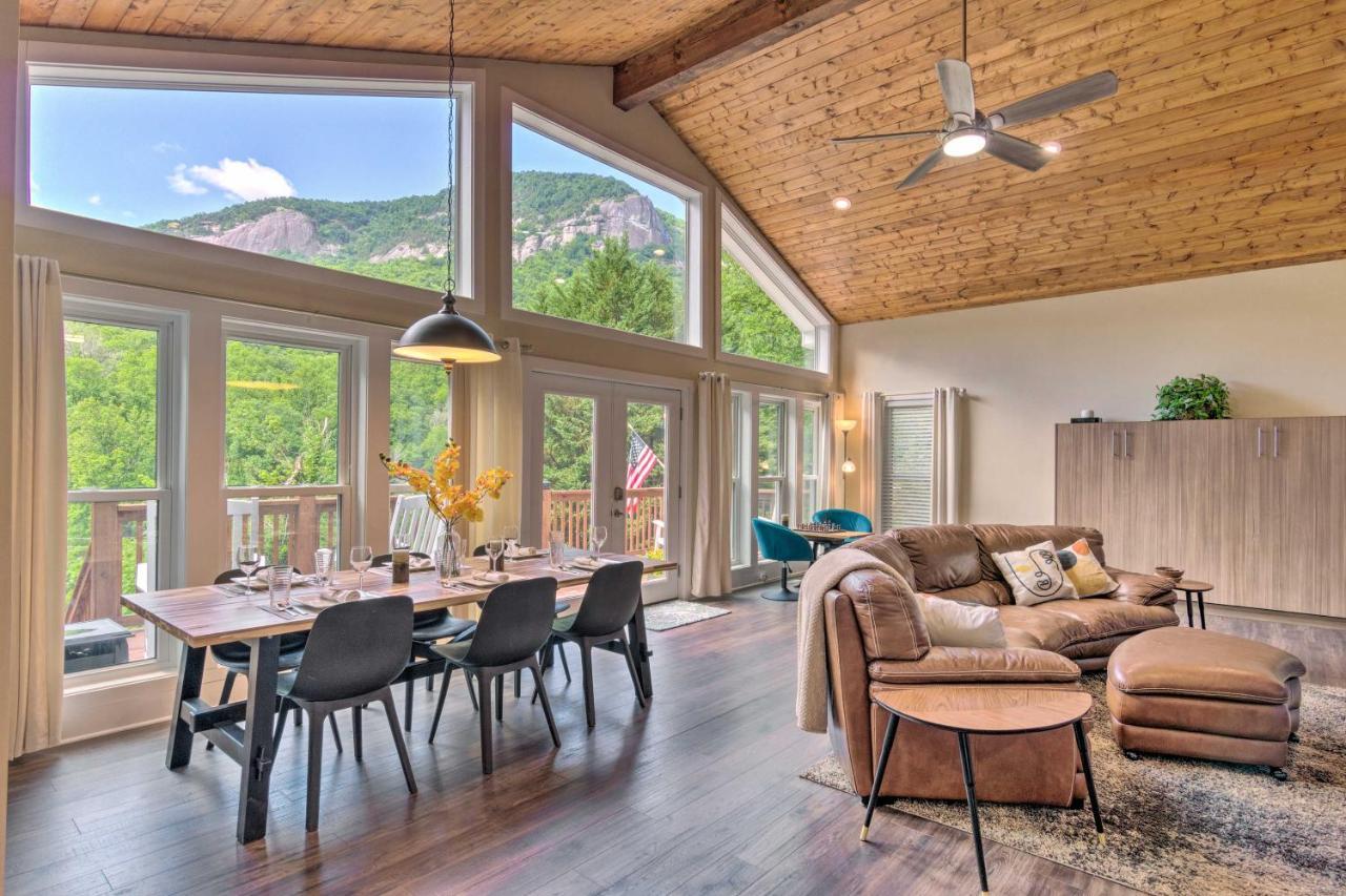 Unique Chimney Rock Cottage With Breathtaking Views Lake Lure Eksteriør billede