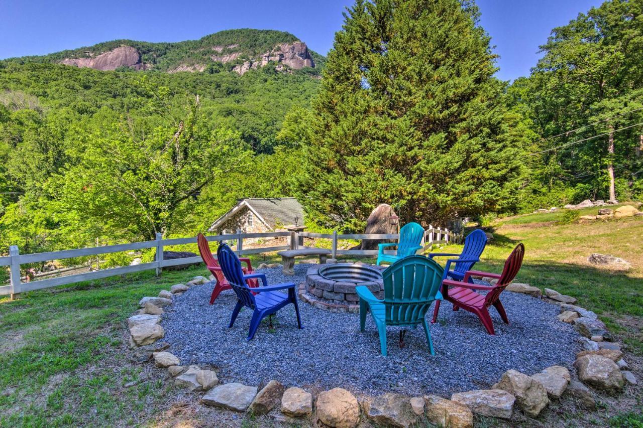Unique Chimney Rock Cottage With Breathtaking Views Lake Lure Eksteriør billede